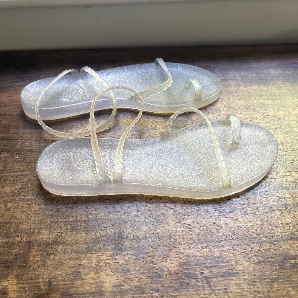 Clear Jelly Sandals-Ancient Greek